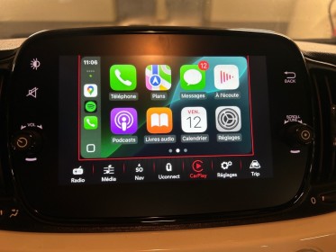 Fiat 500 70ch gelato, carplay, radar av/ar, climatisation, garantie 12 mois. occasion simplicicar villejuif  simplicicar...