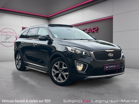 Kia sorento 2.2 crdi 200 ch isg 4x4 7pl ultimate a - toit ouvrant- sieges chauffant/ventiles - camera 360° - moteur a chaine...