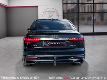 Audi a4 45 tdi 231 tiptronic 8 quattro avus - entretien audi - sieges chauffants occasion simplicicar lagny  simplicicar...