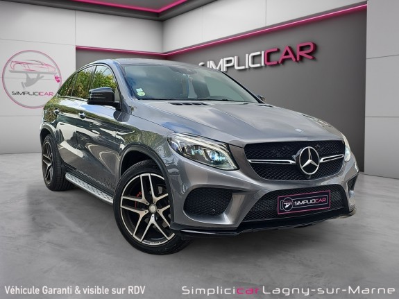 Mercedes gle coupe 350 d 3.0 v6 258 ch 9g-tronic 4matic fascination - toit ouvrant-attelage-suspension pneumatique-sieges......
