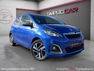 Peugeot 108 vti 72ch - collection - faible km - caméra de recul occasion simplicicar compiegne simplicicar simplicibike france
