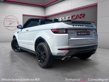 Land rover range rover evoque cabriolet hse dynamic td4 150 bva - faible km - suivi - blanc nacre - occasion simplicicar...