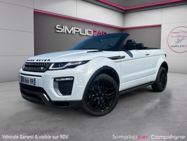 Land rover range rover evoque cabriolet hse dynamic td4 150 bva - faible km - suivi - blanc nacre - occasion simplicicar...