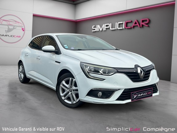 Renault megane iv berline business tce 100ch bvm - 5 places - faible km - occasion simplicicar compiegne simplicicar...