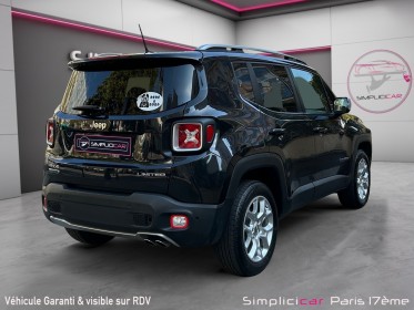 Jeep renegade 2.0 i multijet ss 140 ch 4x4 limited a /camÉra de recul / toit ouvrant/ garantie 12 mois occasion paris 17ème...