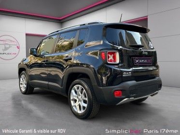 Jeep renegade 2.0 i multijet ss 140 ch 4x4 limited a /camÉra de recul / toit ouvrant/ garantie 12 mois occasion paris 17ème...