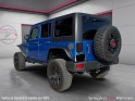 Jeep wrangler 2.8 crd 200cv rubicon jk wrangler 5 portes , carplay, 31650 km , couleur hydro blue, rehaussée , pont...