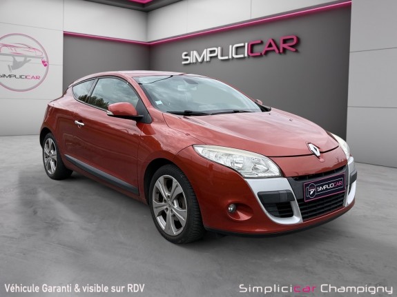 Renault megane iii coupe 1.6 16v 110 - garantie 12mois - radio cd bluetooth mp3 - clim auto - rÉgulateur occasion...