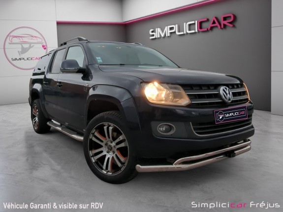 Volkswagen amarok double cabine 2.0 tdi 180 fap 4motion permanent startline a sieges en cuir, camera de recul garantie 12...