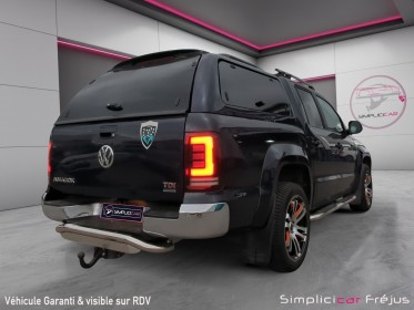 Volkswagen amarok double cabine 2.0 tdi 180 fap 4motion permanent startline a sieges en cuir, camera de recul garantie 12...