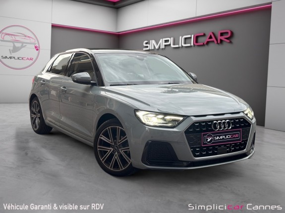 Audi a1 sportback 25 tfsi 95 ch s tronic 7 advanced garantie constructeur occasion cannes (06) simplicicar simplicibike france