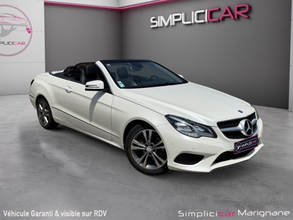 Mercedes classe e cabriolet 200 garantie 12 mois cuir chauffant / filet saute vent / aircraft ventilation de nuque occasion...