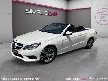 Mercedes classe e cabriolet 200 garantie 12 mois cuir chauffant / filet saute vent / aircraft ventilation de nuque occasion...