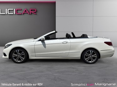 Mercedes classe e cabriolet 200 garantie 12 mois cuir chauffant / filet saute vent / aircraft ventilation de nuque occasion...