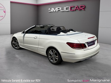Mercedes classe e cabriolet 200 garantie 12 mois cuir chauffant / filet saute vent / aircraft ventilation de nuque occasion...
