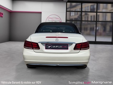 Mercedes classe e cabriolet 200 garantie 12 mois cuir chauffant / filet saute vent / aircraft ventilation de nuque occasion...