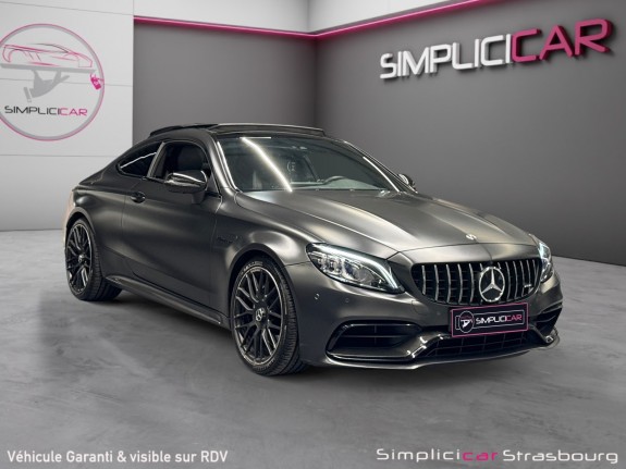 Mercedes-benz classe c coupé amg 63s 510 speedshift multibeam - toit ouvrant - keyless go - burmester 3d - suivis mercedes...
