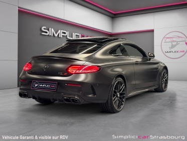 Mercedes-benz classe c coupé amg 63s 510 speedshift multibeam - toit ouvrant - keyless go - burmester 3d - suivis mercedes...