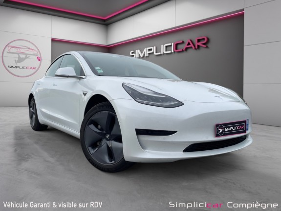 Tesla model 3 standard range plus rwd - autopilot - caméra 360 - 1 er mains - soh : 90% occasion simplicicar compiegne...
