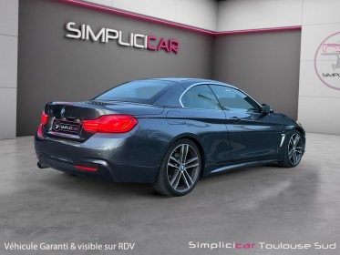 Bmw serie 4 cabriolet f33 lci2 420i 184 ch bva8 m sport caméra de recul sièges chauffants garantie 12 mois occasion...