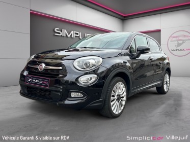 Fiat 500x 1.4 multiair 140 ch lounge, radar ar, sellerie cuir, garantie 12 mois. occasion simplicicar villejuif  simplicicar...