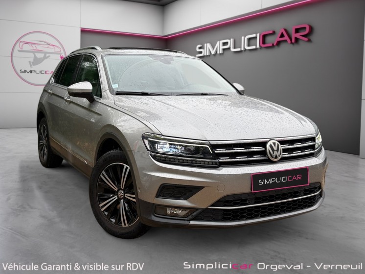 Volkswagen tiguan 2.0 tdi 190ch dsg7 4motion carat/ 1ere main/ caméra de recul--- occasion simplicicar orgeval  simplicicar...
