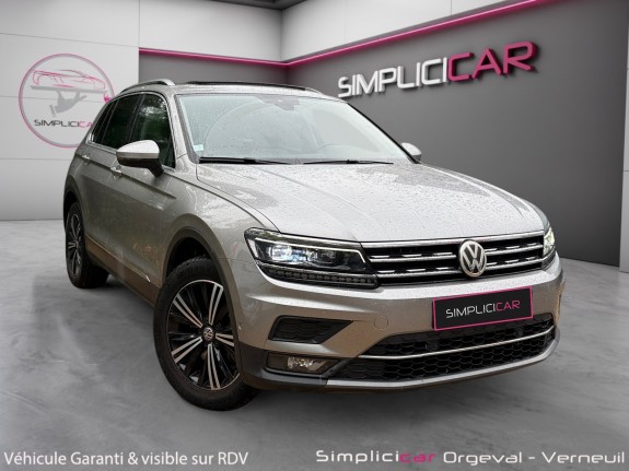 Volkswagen tiguan 2.0 tdi 190ch dsg7 4motion carat/ 1ere main/ caméra de recul--- occasion simplicicar orgeval  simplicicar...