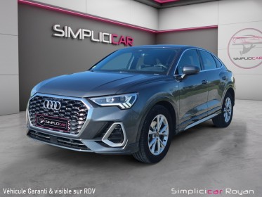 Audi q3 sportback 35 tdi 150 ch s tronic 7 s line garantie 12 mois/entretiens complet audi occasion simplicicar royan...