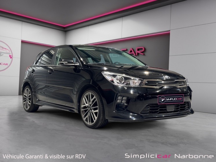 Kia rio 1.0 t-gdi 100 ch mhev ibvm6 gt line garantie kia 2028 entretien exclusif kia carplay caméra occasion simplicicar...