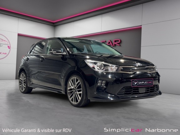 Kia rio 1.0 t-gdi 100 ch mhev ibvm6 gt line garantie kia 2028 entretien exclusif kia carplay caméra occasion simplicicar...