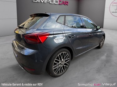 Seat ibiza 1.0 ecotsi 115 ch s/s bvm6 fr, radar av/ar, caméra ar, apple carplay, siège chauffant, garantie 12 mois....
