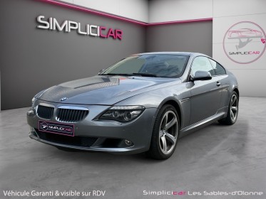Bmw serie 6 e63 635d 286 ch exclusive a - toit ouvrant - sieges electriques - garantie 12 mois occasion simplicicar les...
