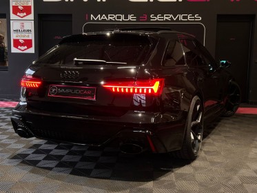 Audi rs6 c8 performance v8 4.0l 630ch - garantie constructeur 2027 - occasion  simplicicar aix les bains simplicicar...