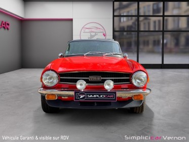 Triumph tr6 etat irréprochable  de 10000 euros de facture pour restauration  garantie possible occasion simplicicar vernon...