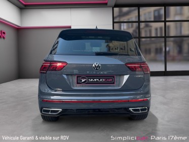 Volkswagen tiguan 1.4 ehybrid 245ch dsg6 r-line exclusive occasion paris 17ème (75)(porte maillot) simplicicar simplicibike...