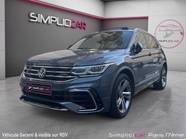Volkswagen tiguan 1.4 ehybrid 245ch dsg6 r-line exclusive occasion paris 17ème (75)(porte maillot) simplicicar simplicibike...