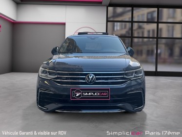 Volkswagen tiguan 1.4 ehybrid 245ch dsg6 r-line exclusive occasion paris 17ème (75)(porte maillot) simplicicar simplicibike...