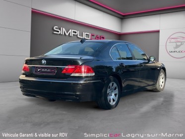 Bmw serie 7 e65/66 730d a - sieges electriques en cuir - gps - radars av et ar occasion simplicicar lagny  simplicicar...