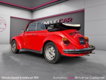 Volkswagen coccinelle cabriolet 1302 1.6 50cv karmann occasion simplicicar brive la gaillarde  simplicicar simplicibike france