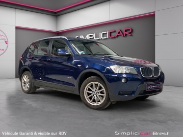 Bmw x3 f25 xdrive20d 184ch confort steptronic a - garantie 12 mois occasion simplicicar brest simplicicar simplicibike france