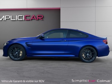 Bmw m4 coupe cs 460 m dkg7 frozen dark bleu ceramique carbon forgé garantie 12 mois occasion simplicicar colmar simplicicar...