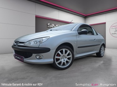 Peugeot 206 cc entretien a jour 2.0i 16s  cuir ja 16 occasion avignon (84) simplicicar simplicibike france