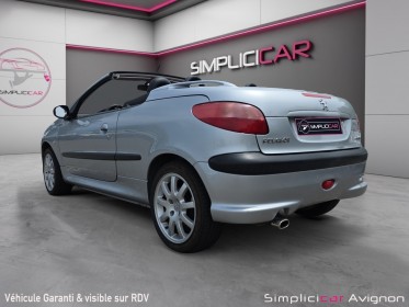 Peugeot 206 cc entretien a jour 2.0i 16s  cuir ja 16 occasion avignon (84) simplicicar simplicibike france