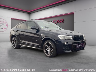 Bmw x4 f26 xdrive 30d 258ch m sport - toit ouvrant - harman kardon - carplay - camera 360 - siege chauffant - carbonschwarz...
