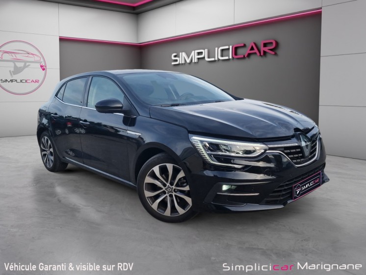 Renault megane iv berline blue dci 115 edc techno toit ouvrant carplay camera garantie 12 mois occasion simplicicar marignane...