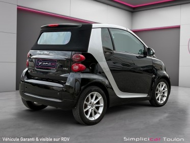 Smart fortwo 1.0 mhd 71cv cabriolet - bva - garantie 12 mois occasion simplicicar toulon est simplicicar simplicibike france