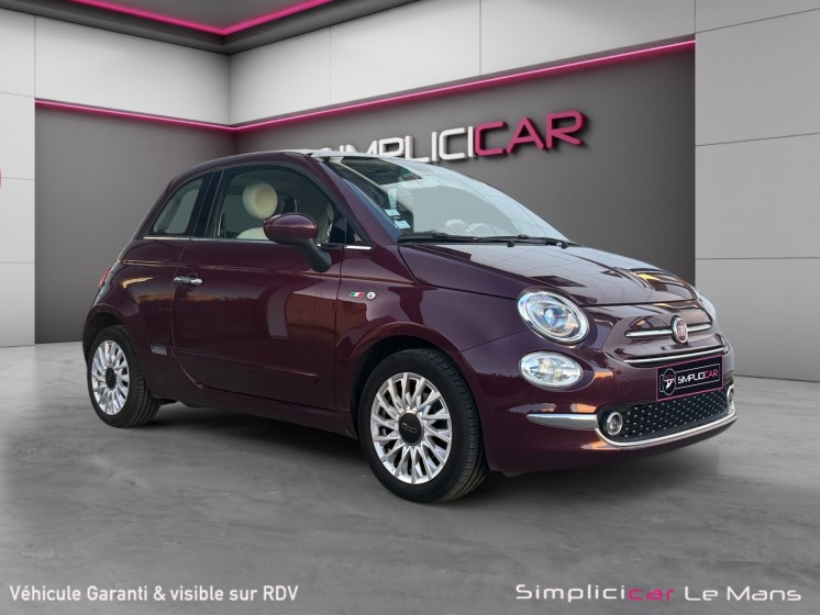 Fiat 500 serie 6 euro 6d 1.2 69 ch eco pack lounge garantie 12 mois occasion simplicicar le mans simplicicar simplicibike...
