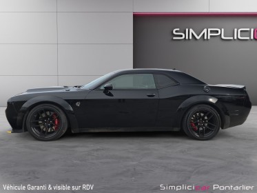 Dodge challenger 6.2l v8 super rged srt hellcat widebody / pack son harmann kardon occasion simplicicar pontarlier...