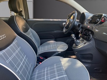 Fiat 500 serie 6 1.2 69 ch eco pack lounge carplay regulateur toit panoramique garantie 12 mois occasion montpellier (34)...