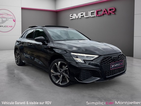 Audi a3 sportback 35 tdi 150 s tronic 7 s line toit ouvrant sièges chauffants éclairage ambiance garantie 12 mois occasion...